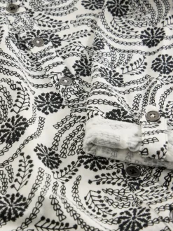 Blanc/Noir - Chemise en jersey White Stuff Annie