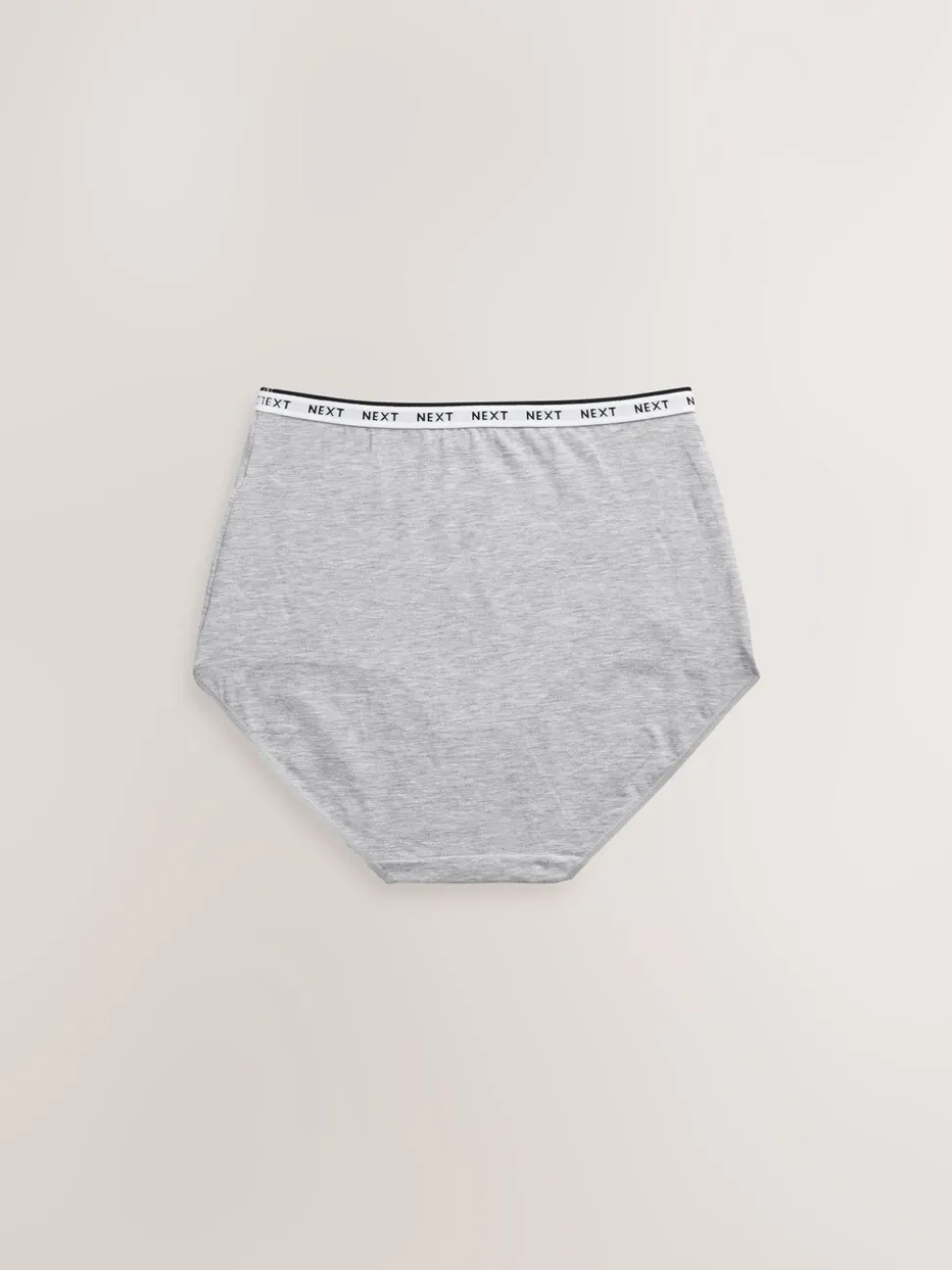 Blanc/Noir/Gris - Lot de 4 culottes à logo en coton
