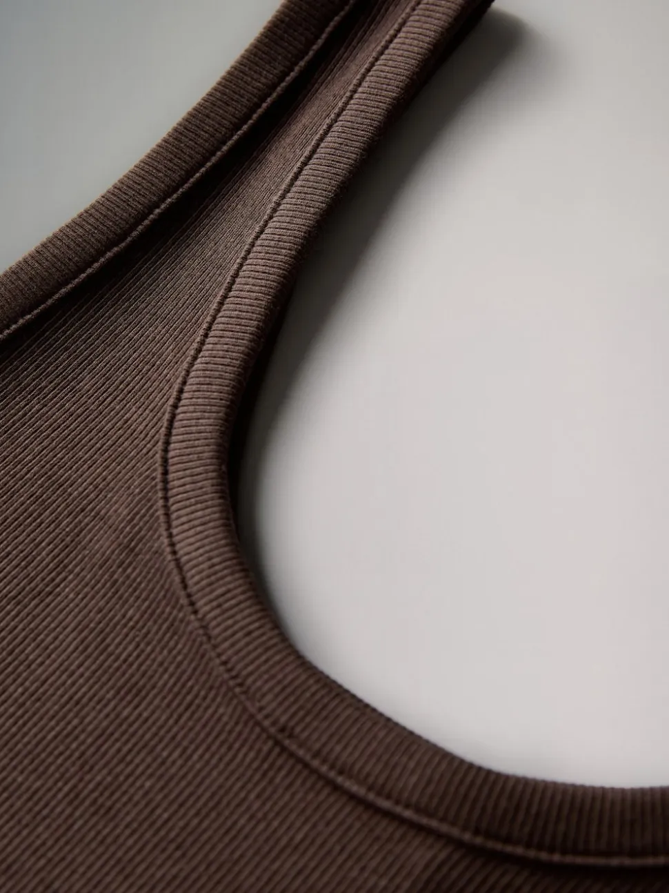 Blanc/noir/marron/marron taupe/neutre - The Set 5 gilets côtelés à col rond