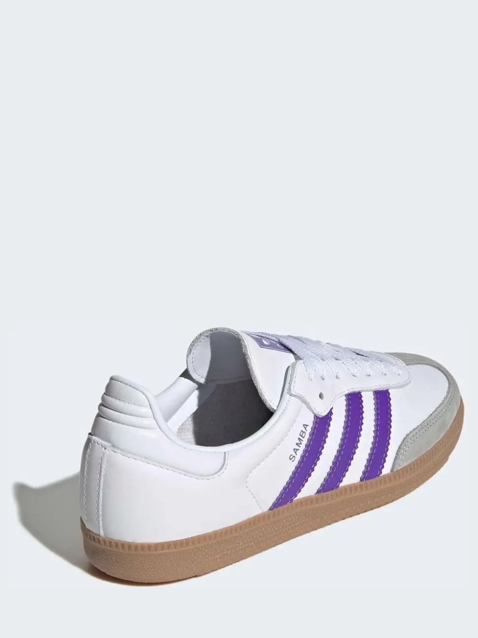 Blanc/Pourpre - Baskets Adidas Original Samba Og