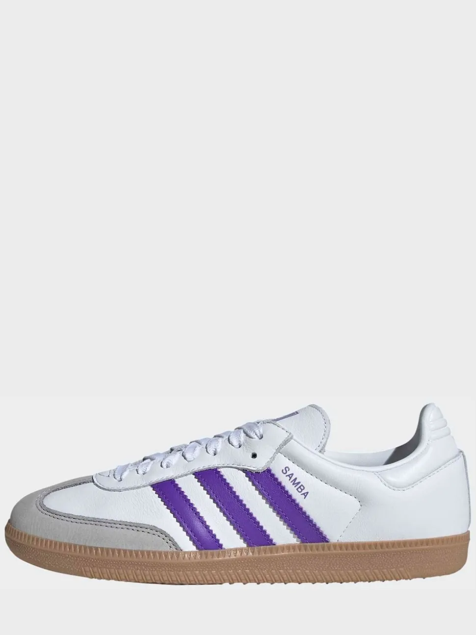 Blanc/Pourpre - Baskets Adidas Original Samba Og