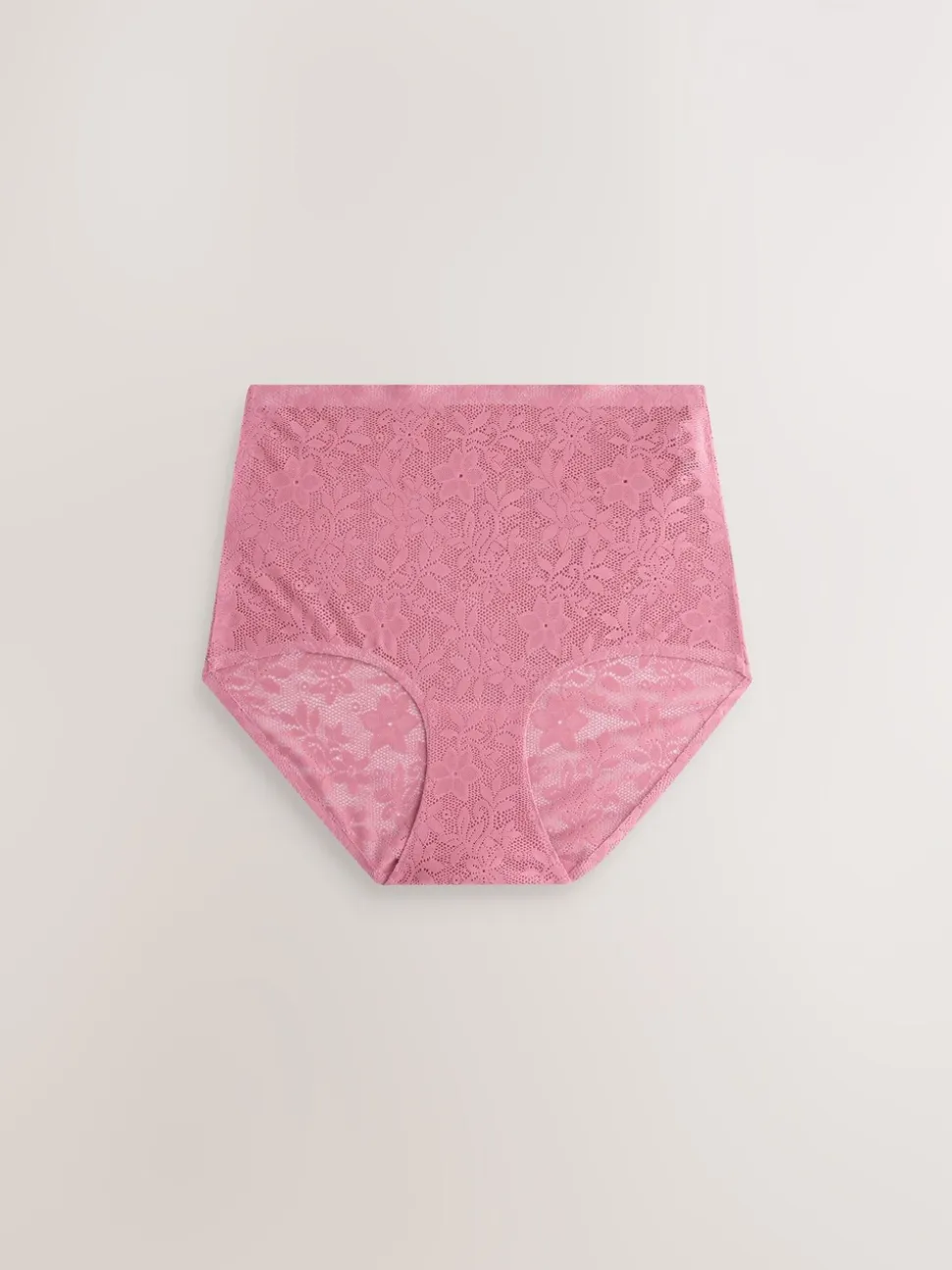 Blanc/Rose/Marine - Lot de 7 culottes en dentelle collée Comfort