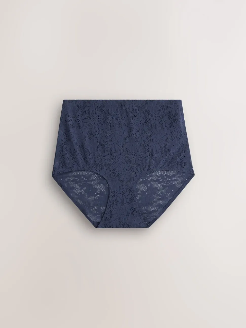Blanc/Rose/Marine - Lot de 7 culottes en dentelle collée Comfort