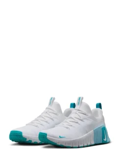 Blanc/sarcelle - Nike Free Metcon 6 Training Trainers