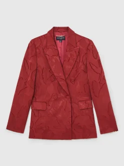 Blazer croisé en jacquard Atelier Ottelie