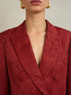 Blazer croisé en jacquard Atelier Ottelie