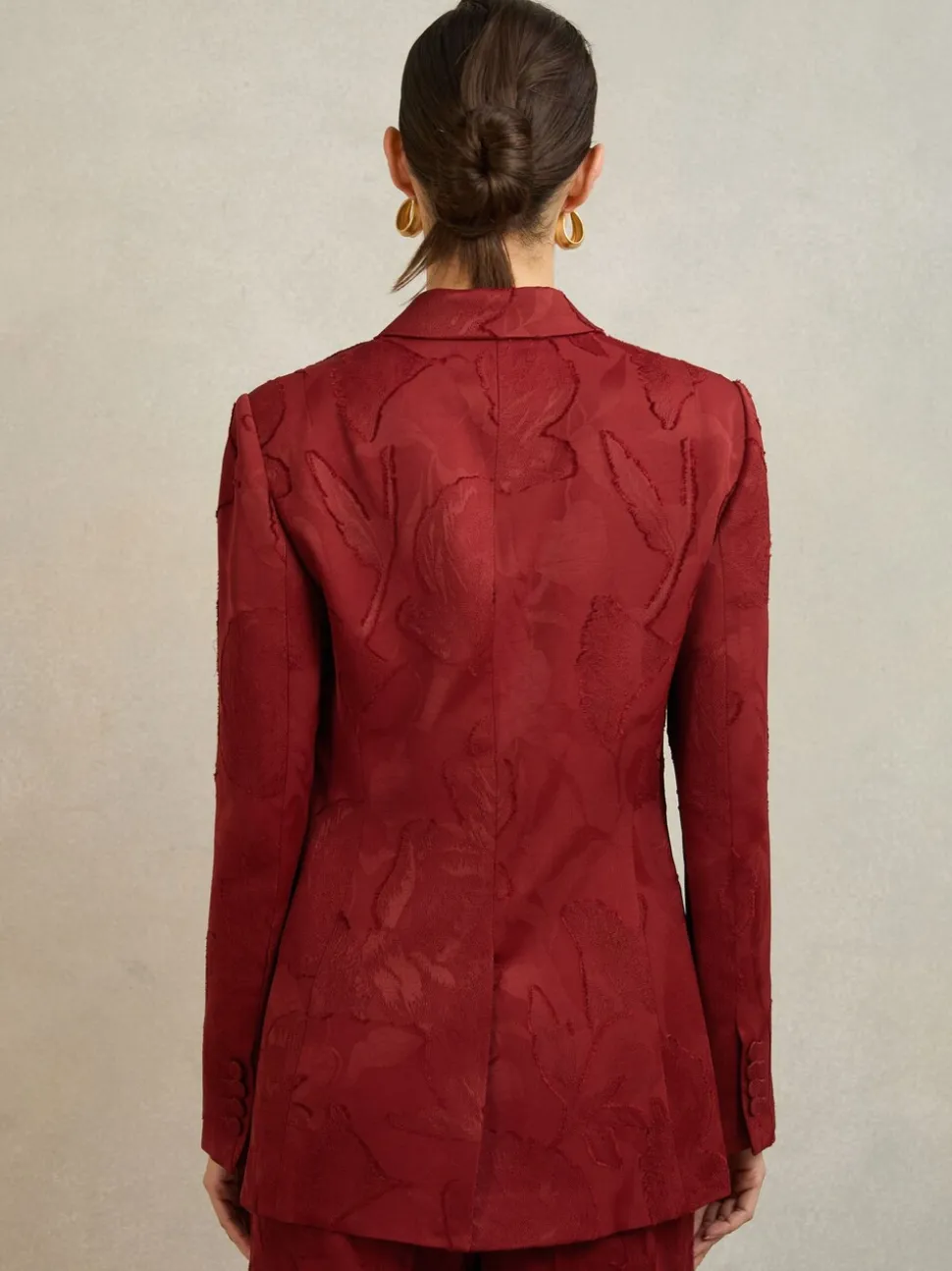 Blazer croisé en jacquard Atelier Ottelie