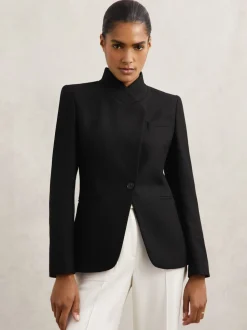 Blazer croisé Reiss Manon en laine Blend