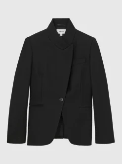 Blazer croisé Reiss Manon en laine Blend