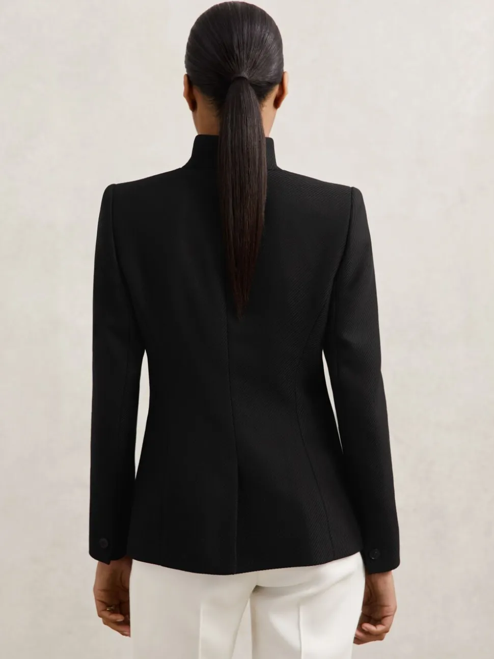 Blazer croisé Reiss Manon en laine Blend