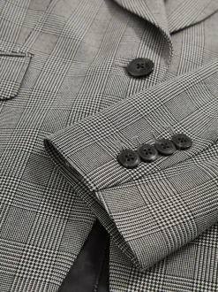 Blazer de costume à carreaux à simple boutonnage Reiss Brooklyn