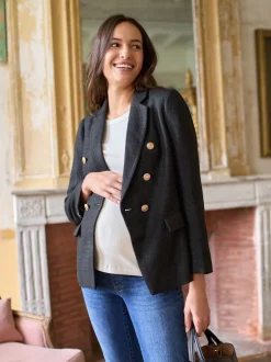 Blazer de grossesse Seraphine en tweed