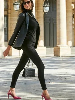 Blazer en cuir de luxe Sosandar