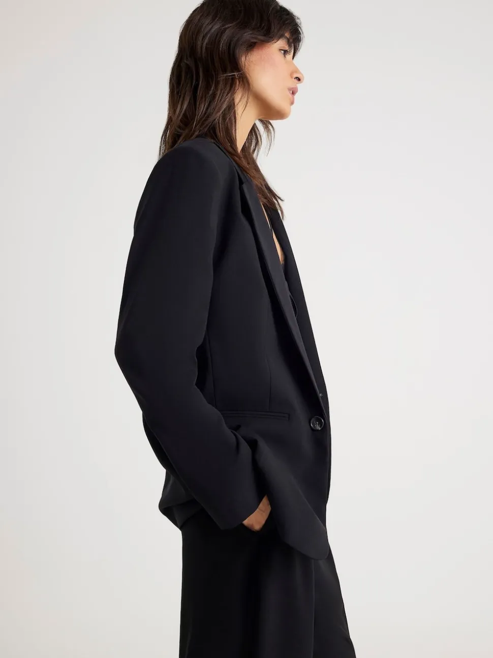 Blazer River Island bord à bord