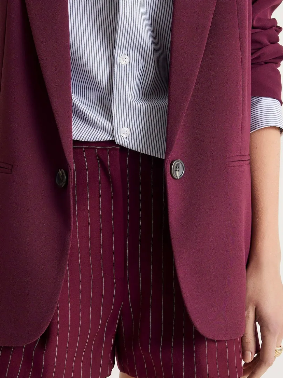 Blazer River Island bord à bord