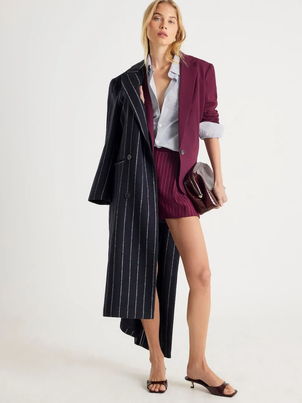 Blazer River Island bord à bord