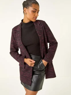 Blazer Roman en jersey bouclé
