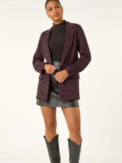 Blazer Roman en jersey bouclé