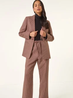 Blazer Roman Petites tailles Pied-de-poule