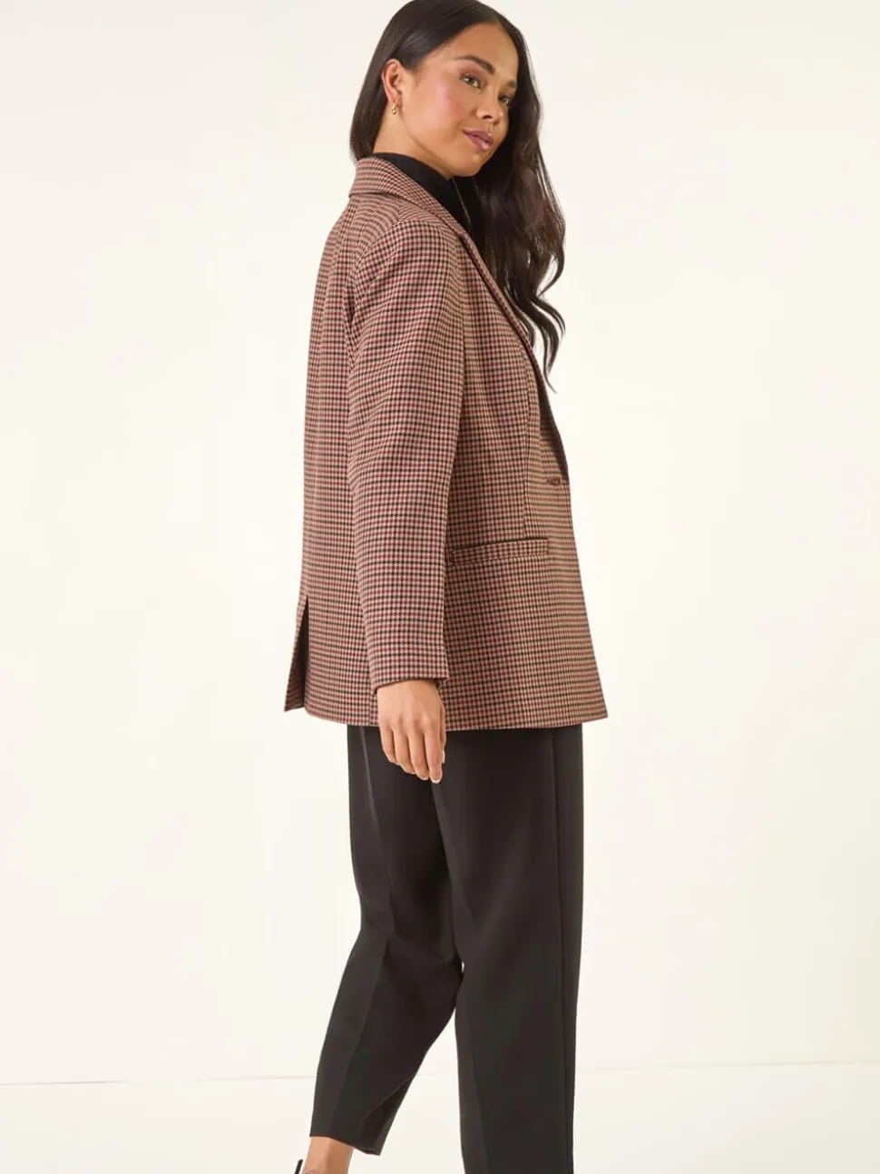 Blazer Roman Petites tailles Pied-de-poule