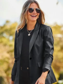 Blazer Sosandar Premium en similicuir