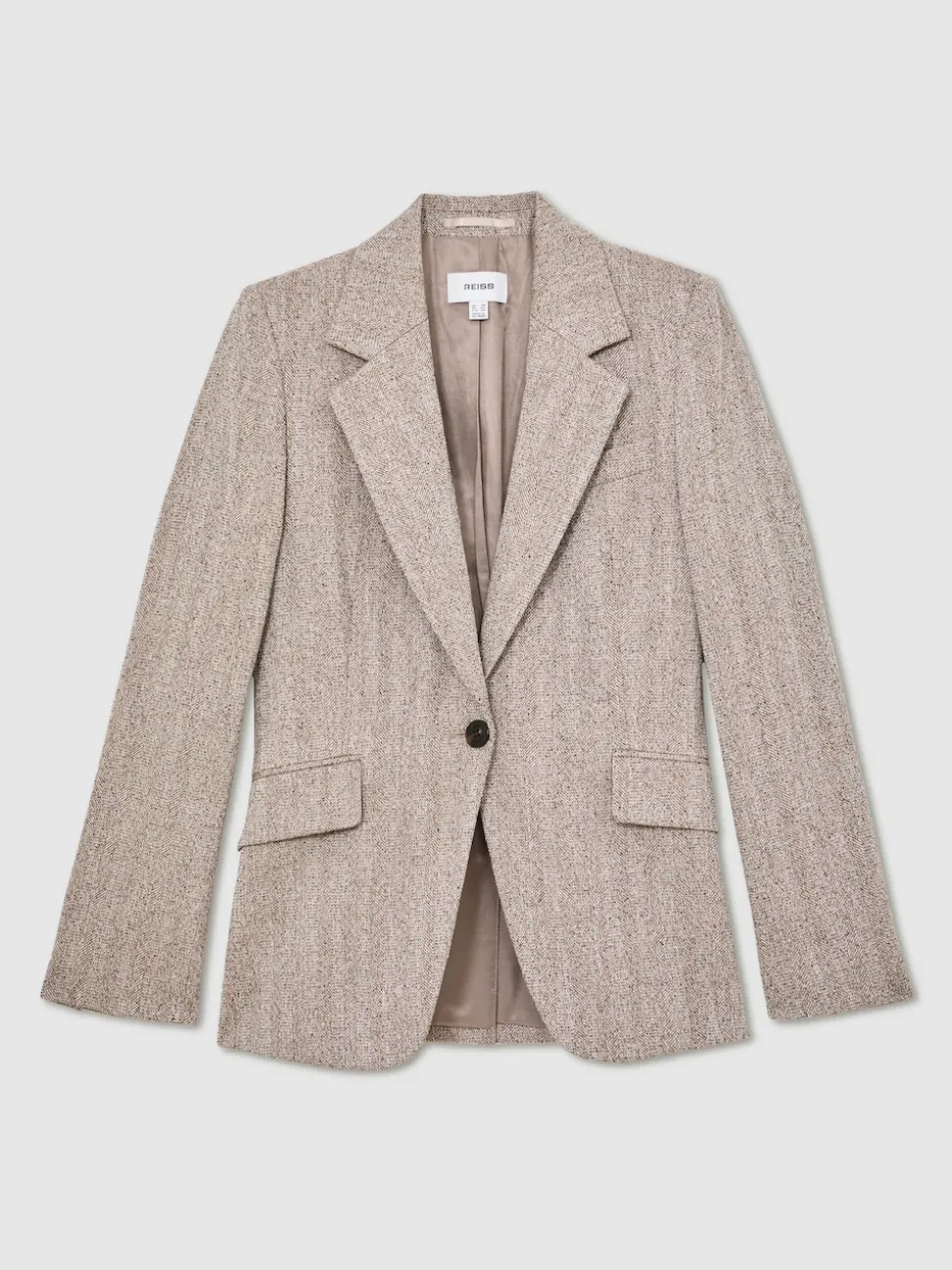 Blazer Texture à boutonnage simple Reiss Isla