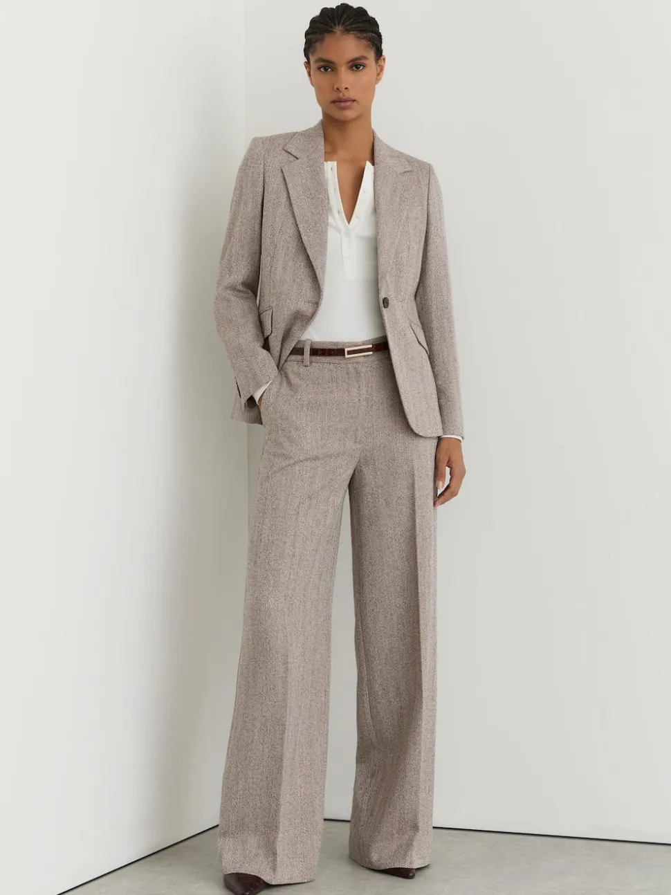Blazer Texture à boutonnage simple Reiss Isla