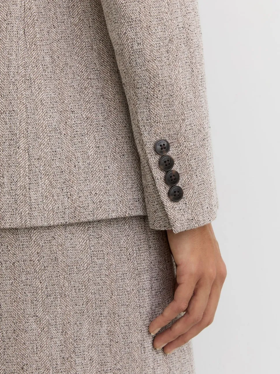 Blazer Texture à boutonnage simple Reiss Isla