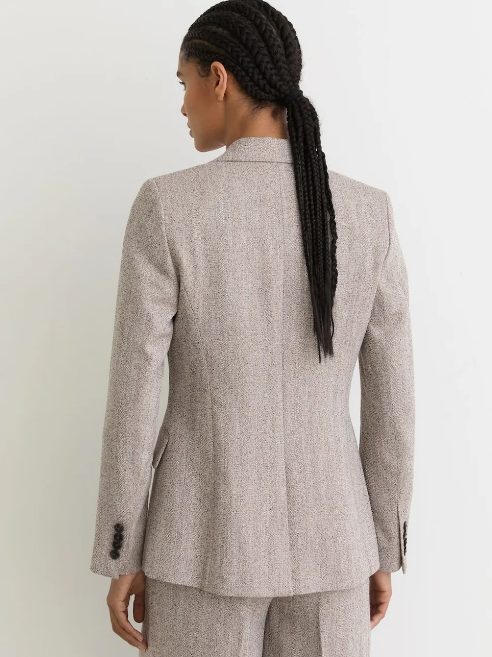 Blazer Texture à boutonnage simple Reiss Isla