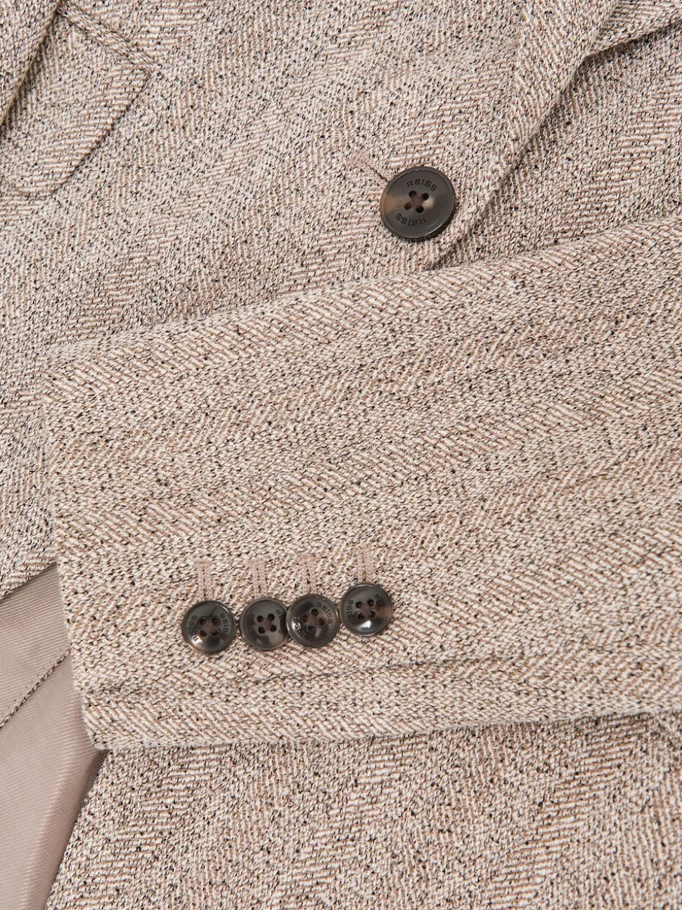 Blazer Texture à boutonnage simple Reiss Isla