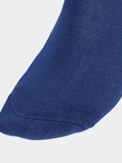 Bleu - Adidas Linear Crew Cushioned Socks 3 Pack
