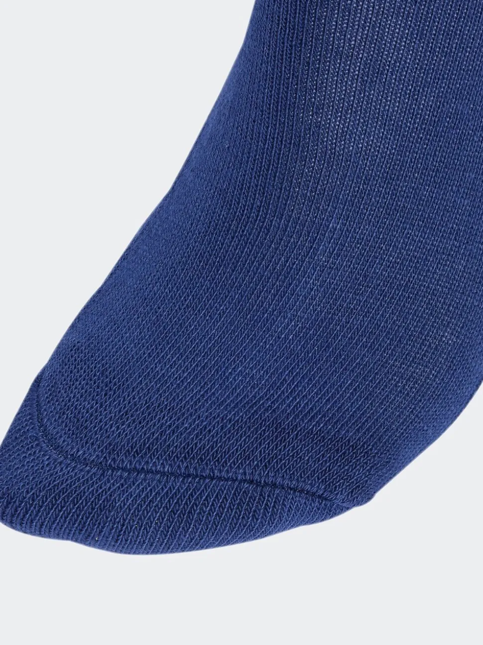 Bleu - Adidas Linear Crew Cushioned Socks 3 Pack