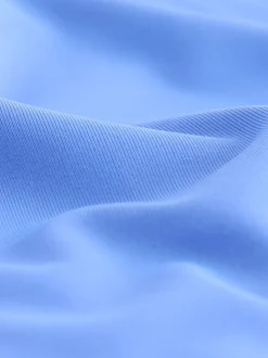 bleu - Bas de bikini taille haute en V
