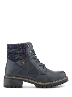 Bleu - Bottes cheville Pavers Coupe large