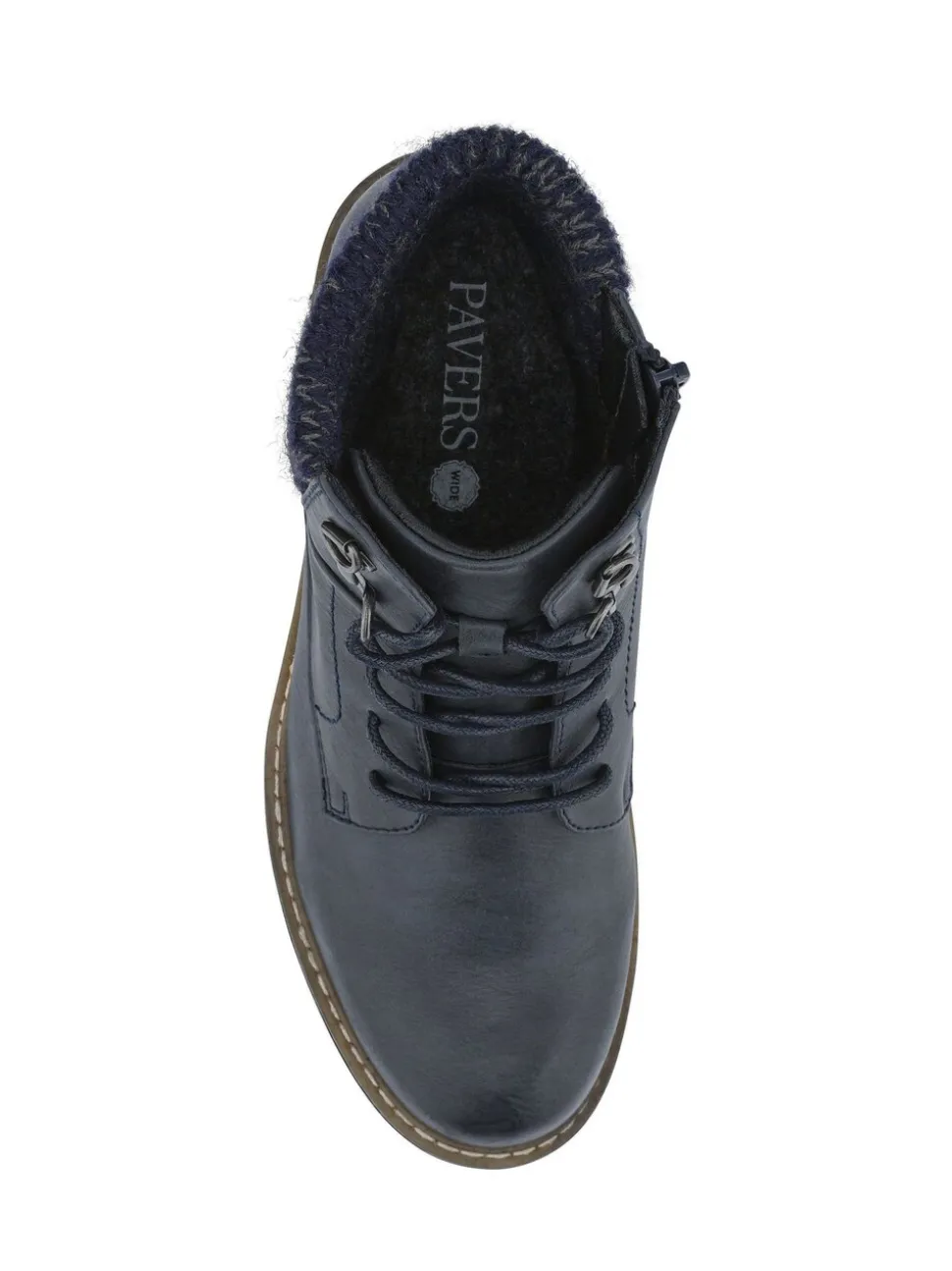 Bleu - Bottes cheville Pavers Coupe large