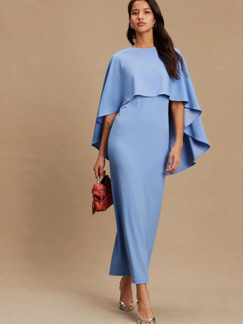 bleu - Cape Robe longue