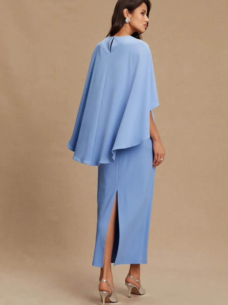 bleu - Cape Robe longue