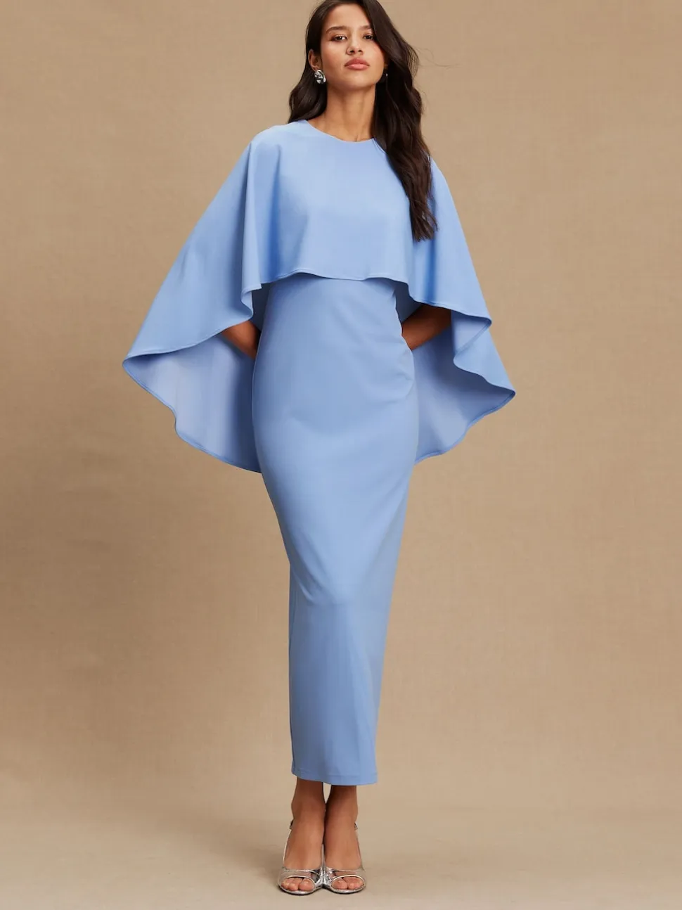 bleu - Cape Robe longue