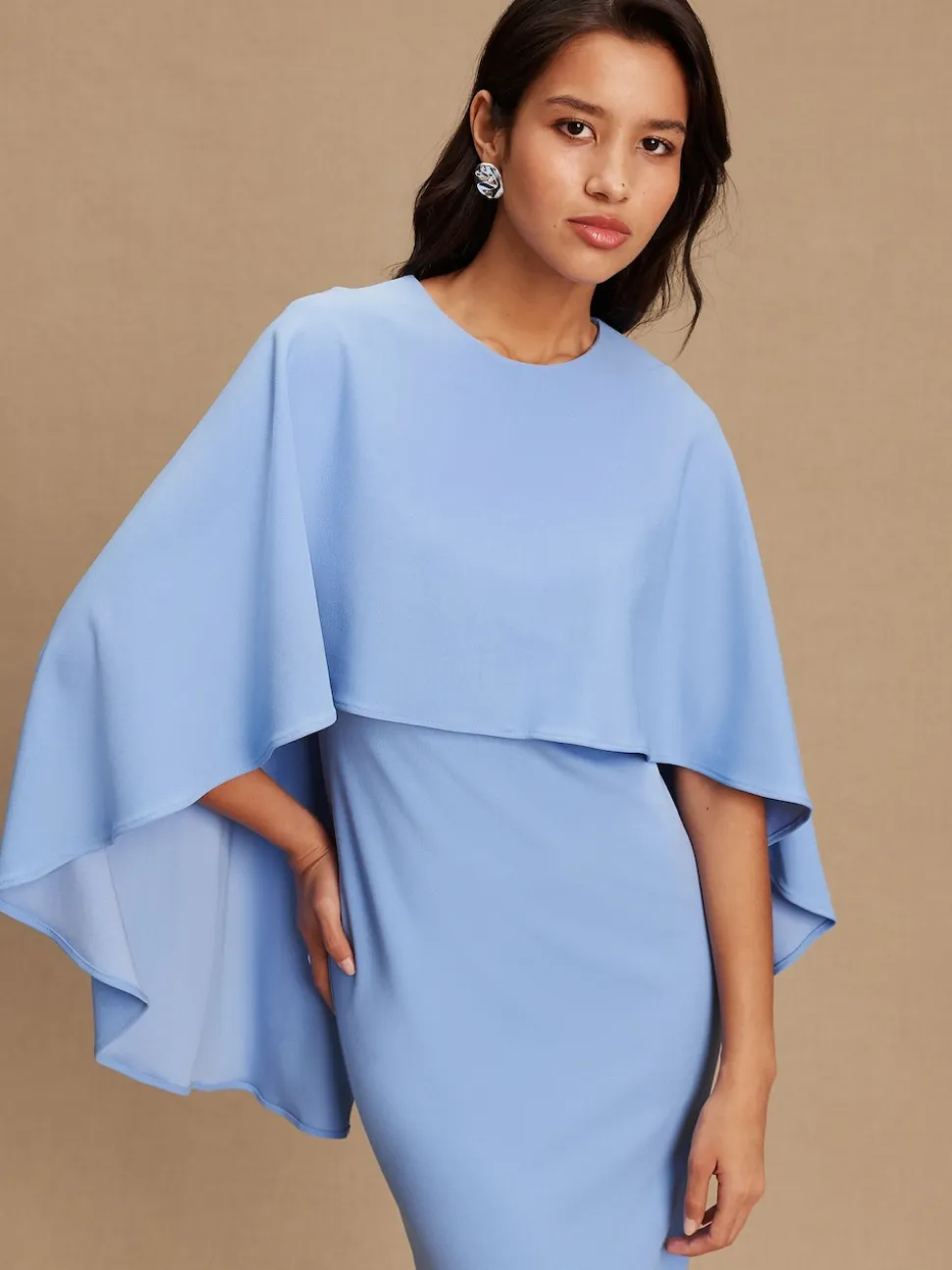 bleu - Cape Robe longue