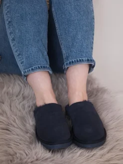 Bleu - Chaussons d’hiver Lakeland Leather Sabot en peau de mouton pour femme