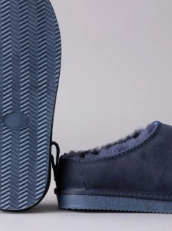 Bleu - Chaussons d’hiver Lakeland Leather Sabot en peau de mouton pour femme