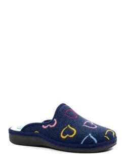 Bleu - Chaussons Lunar style mule