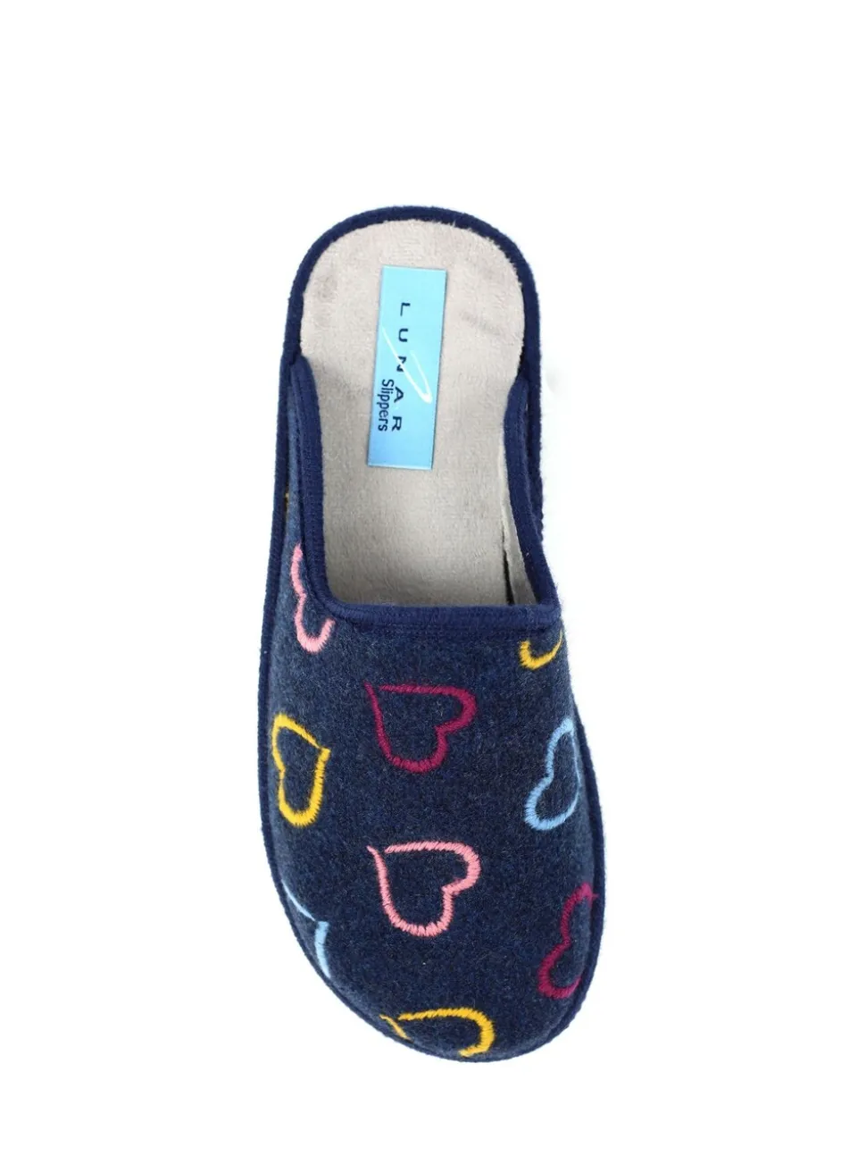 Bleu - Chaussons Lunar style mule