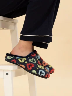Bleu - Chaussons Lunar style mule