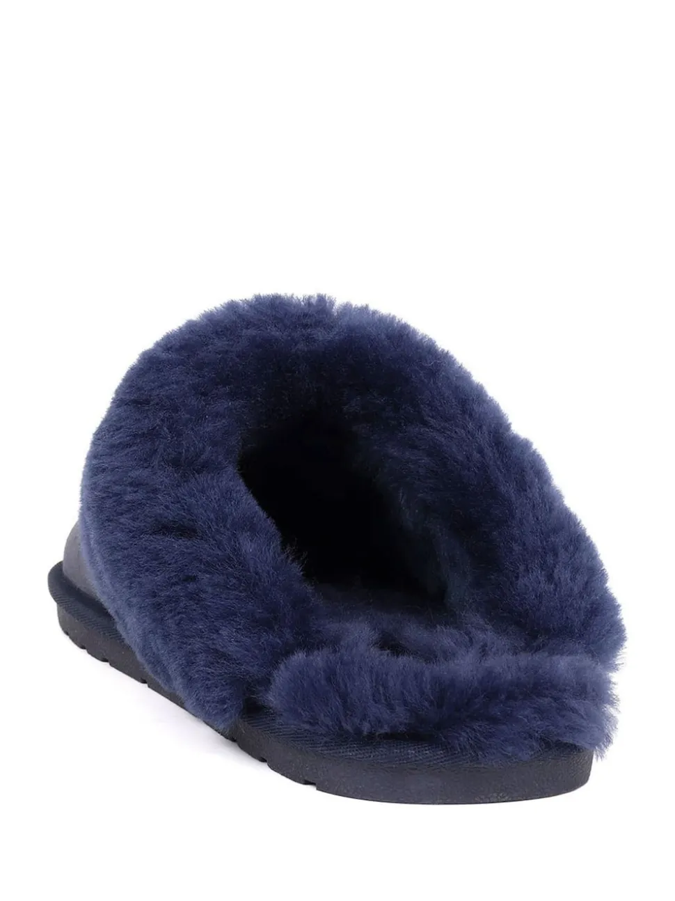 Bleu - Chaussons mules Jones Bootmaker Bella-Rose en peau de mouton