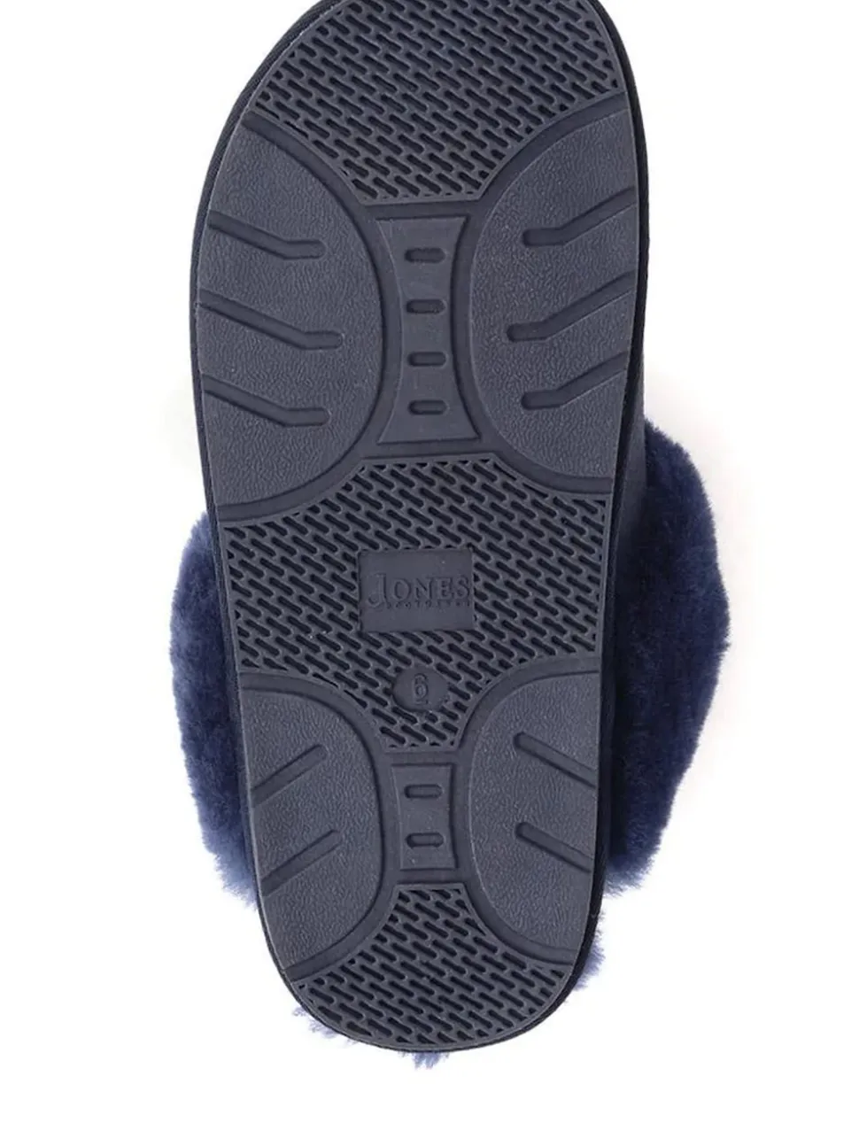 Bleu - Chaussons mules Jones Bootmaker Bella-Rose en peau de mouton