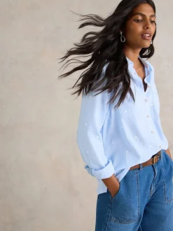 Bleu - Chemise White Stuff Sophie