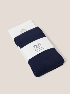 Bleu - Collants White Stuff Patty unis