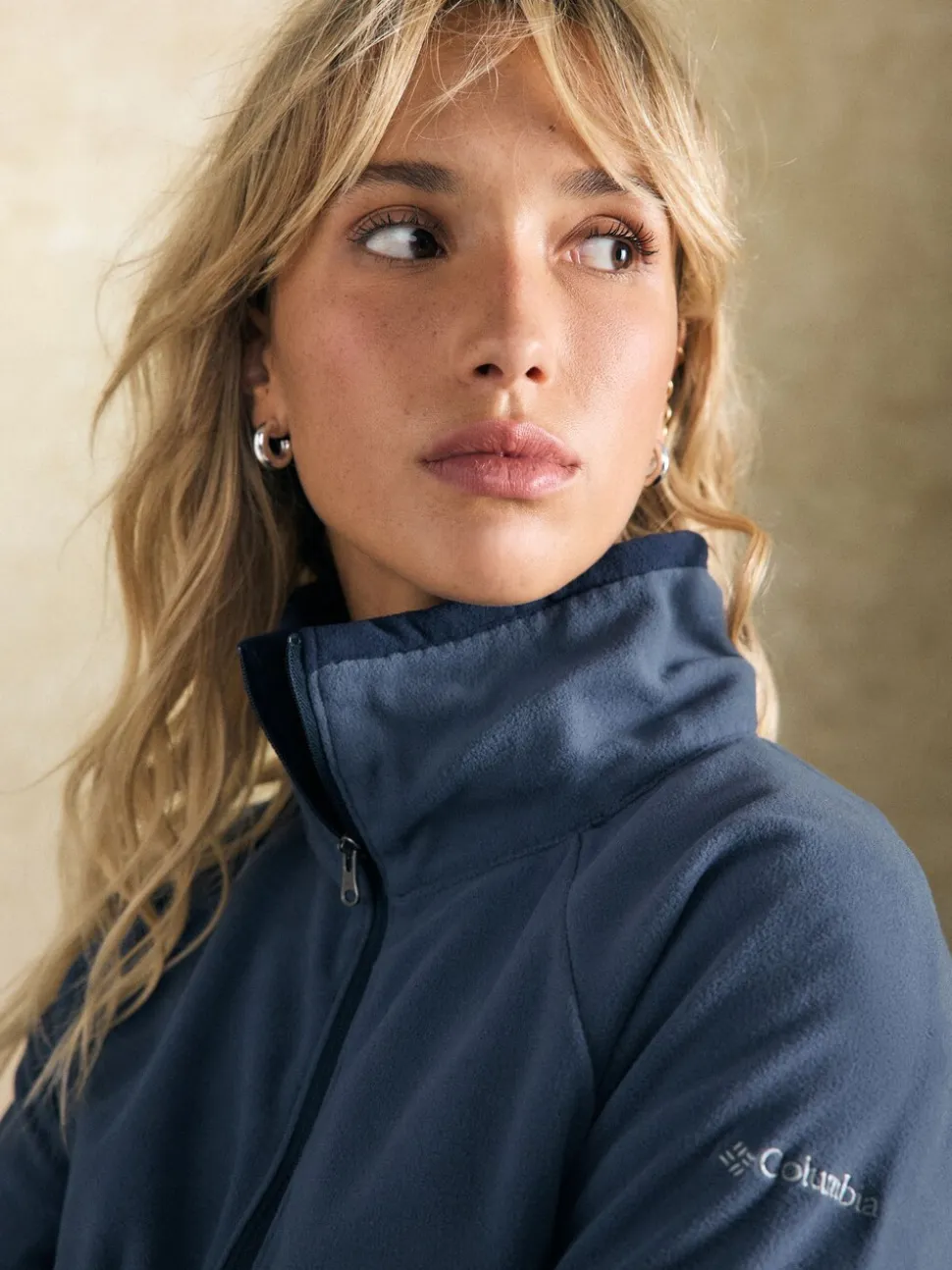 Bleu - Columbia Womens Glacial IV Half Zip Fleece (polaire)