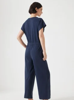 Bleu - Combinaison Hush Kendall en jersey 100% coton